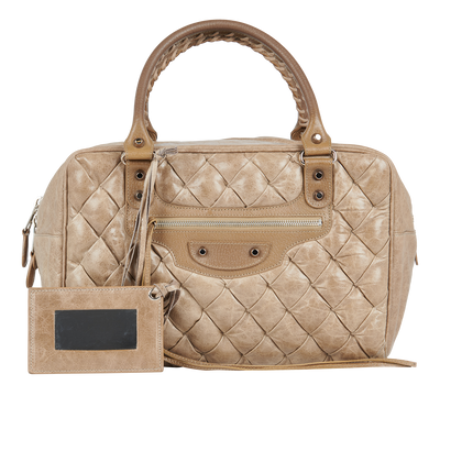 Quilted City Bag, front view